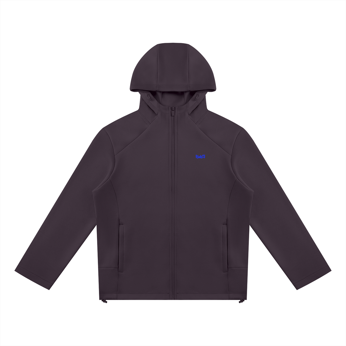 Unisex Paneled Full Zip Hoodie