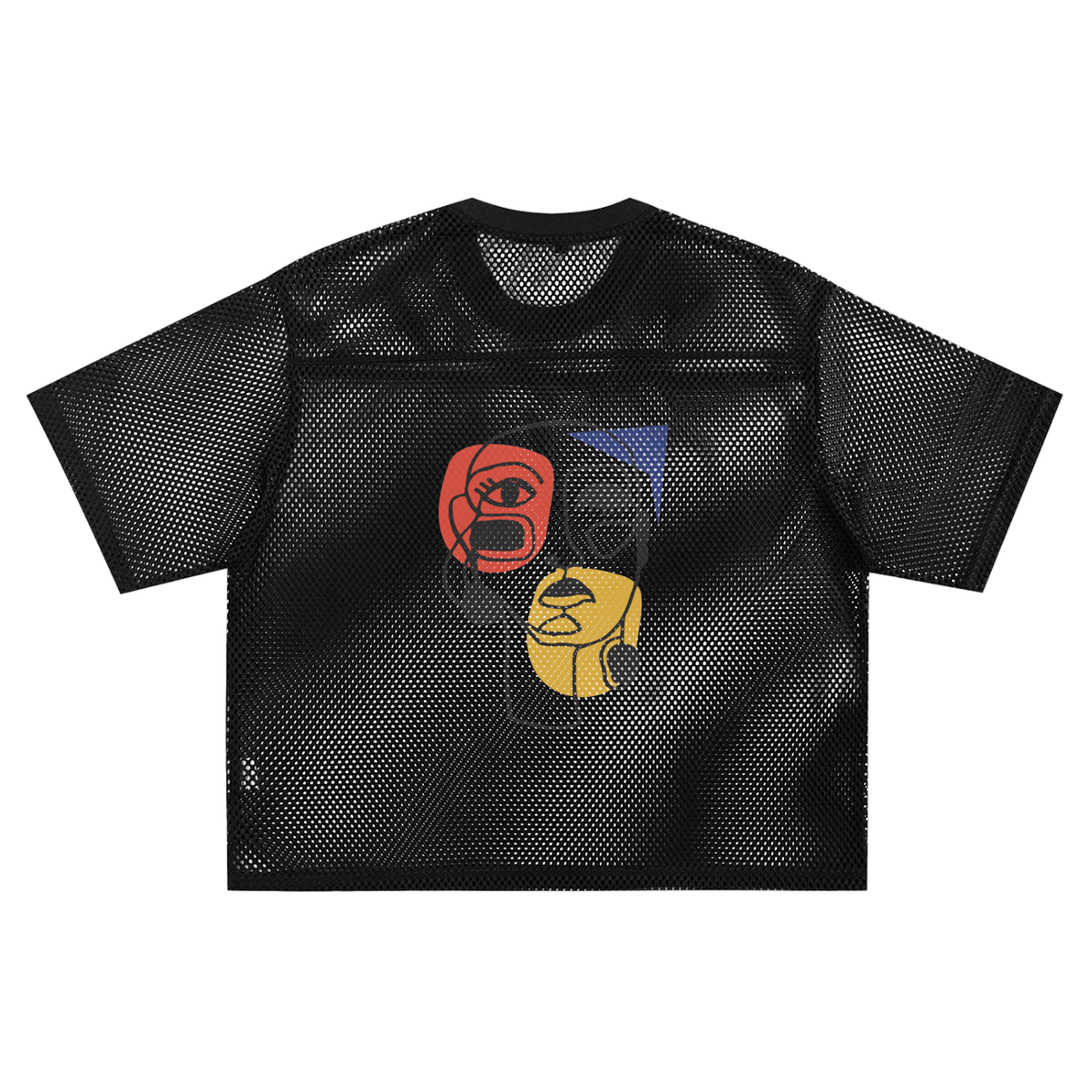 See-through Boxy Net T-shirt