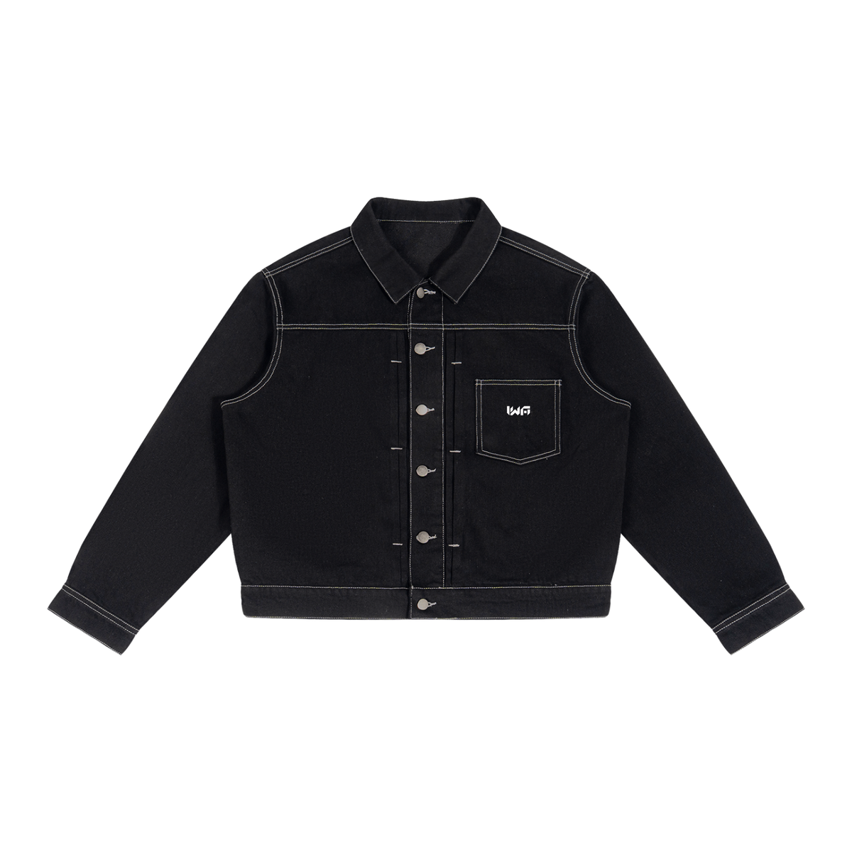 Men's Boxy Raw Denim Jacket