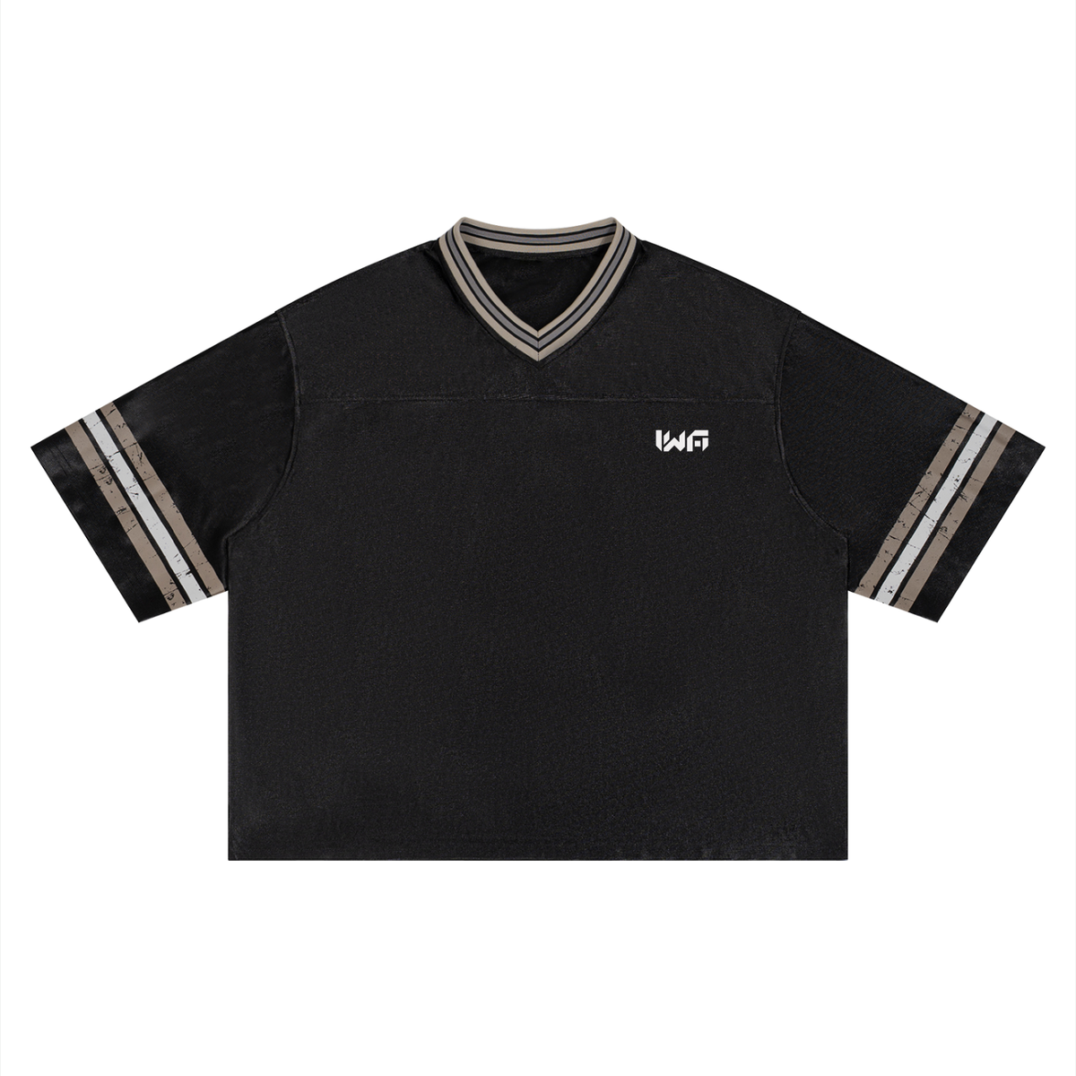 Unisex Boxy Striped Soccer Jersey