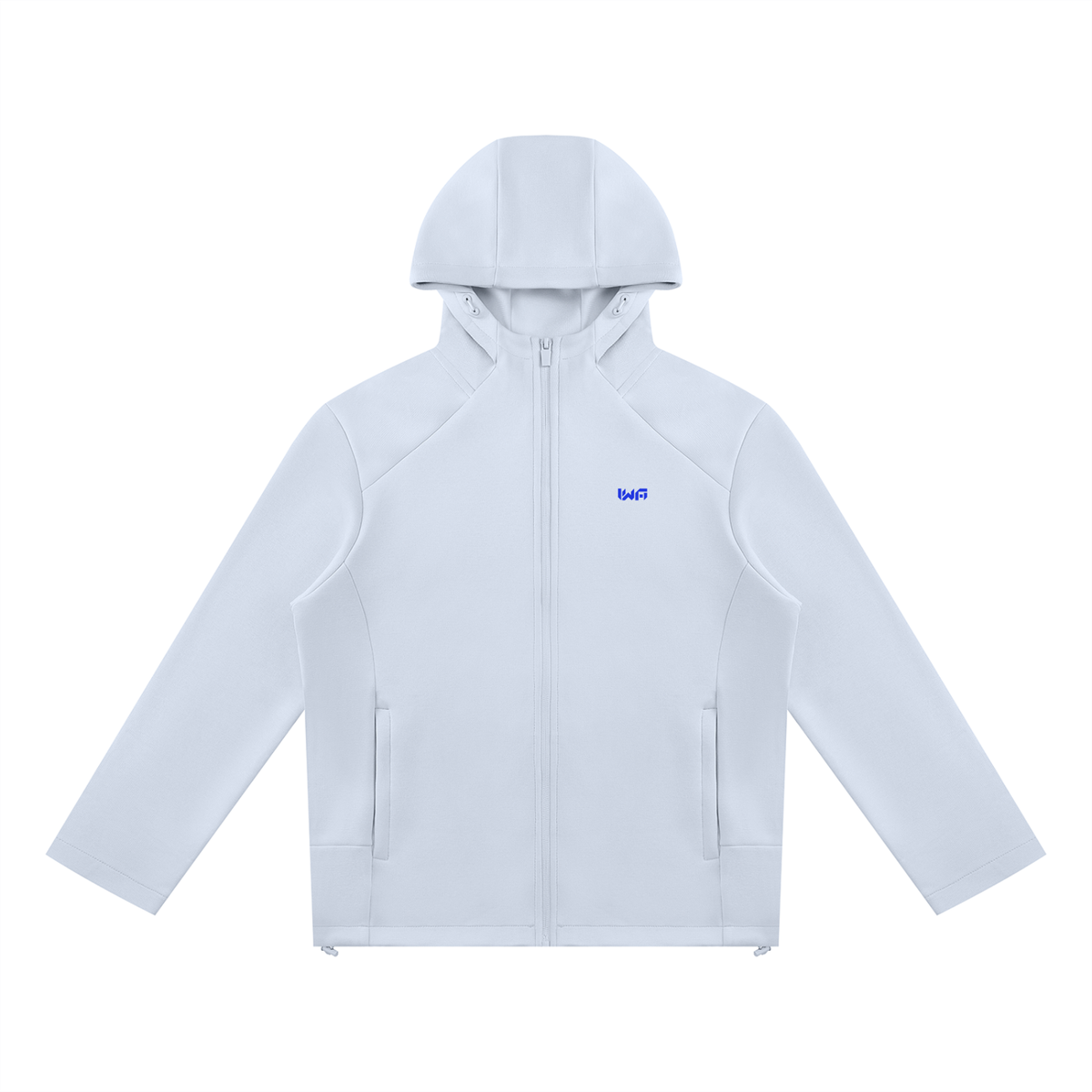 Unisex Paneled Full Zip Hoodie