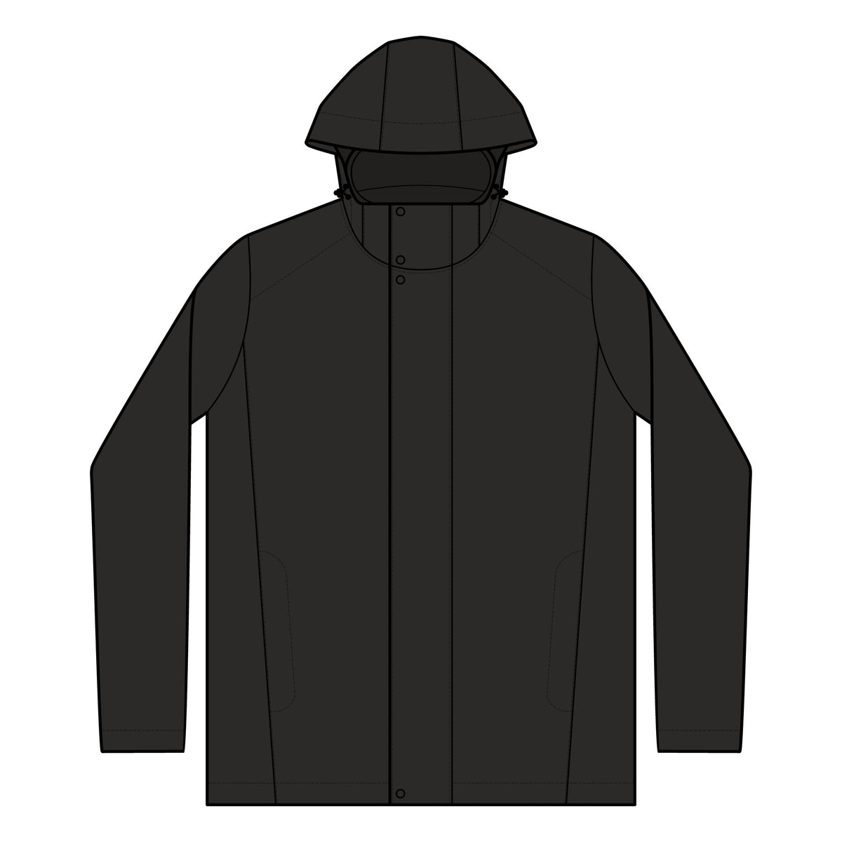 Black 3-in-1 All-Weather Jacket