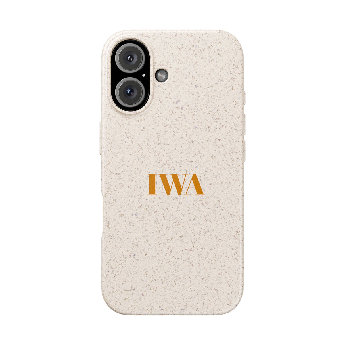 Eco-Friendly Biodegradable Phone Case — Minimal 'IWA' Logo