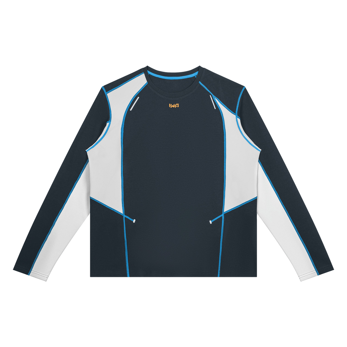 Men's Color Block Topstitch Training T-Shirt