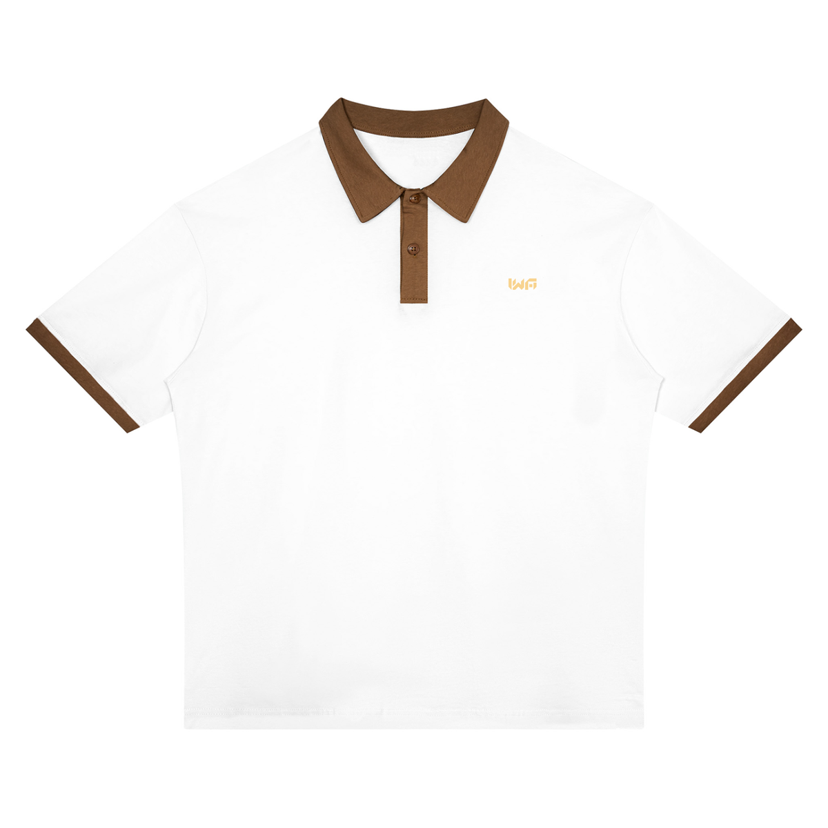 Unisex Color Block Polo Shirt