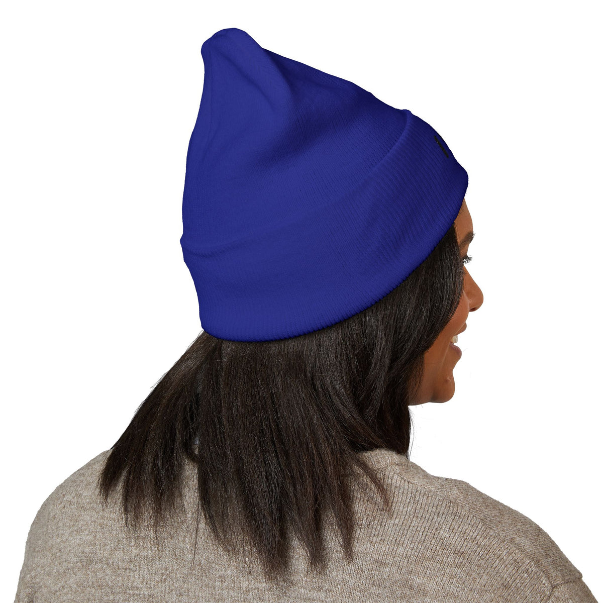 IWA Embroidered Cuffed Beanie — Classic Knit Winter Hat