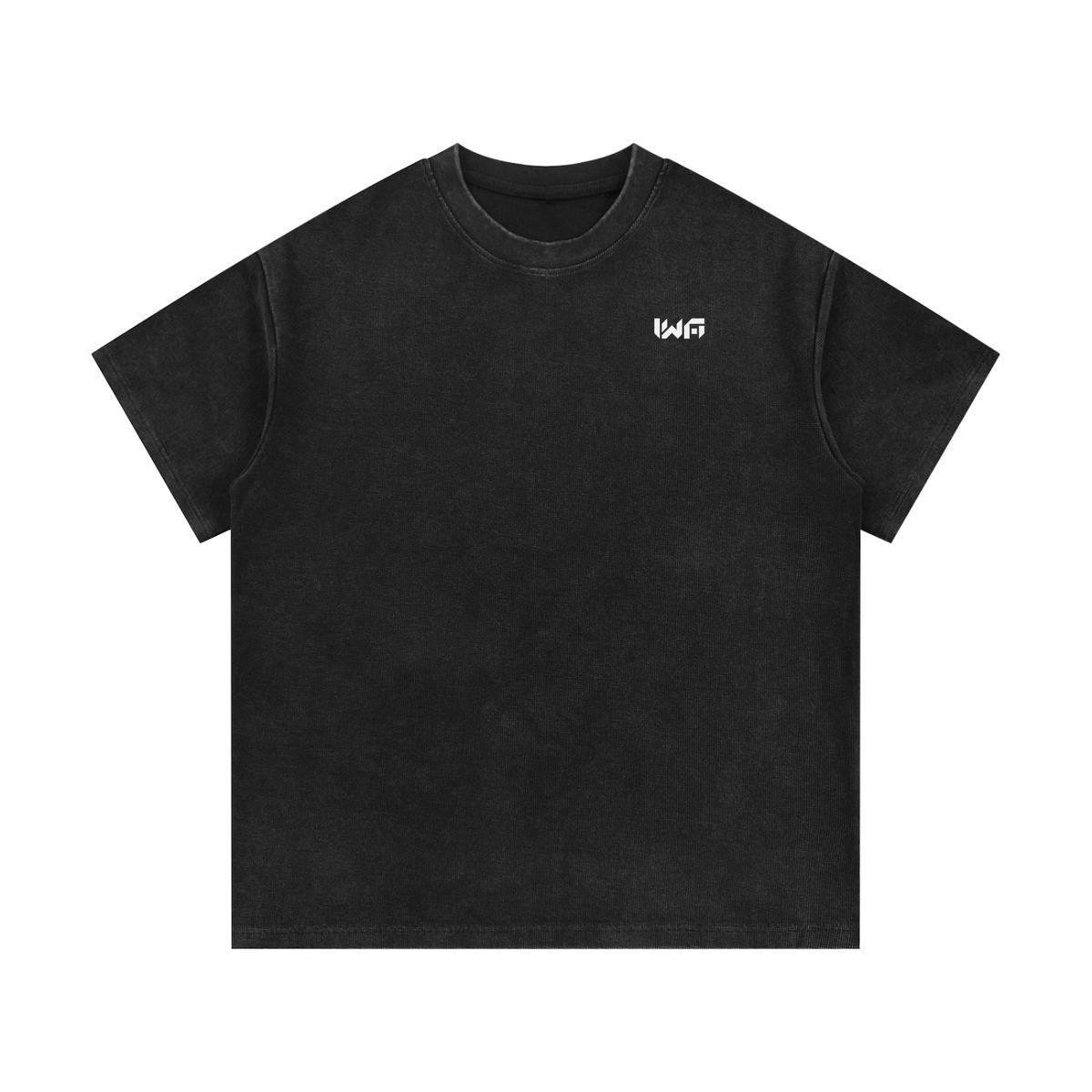 Mineral Wash Waffle Knit T-Shirt