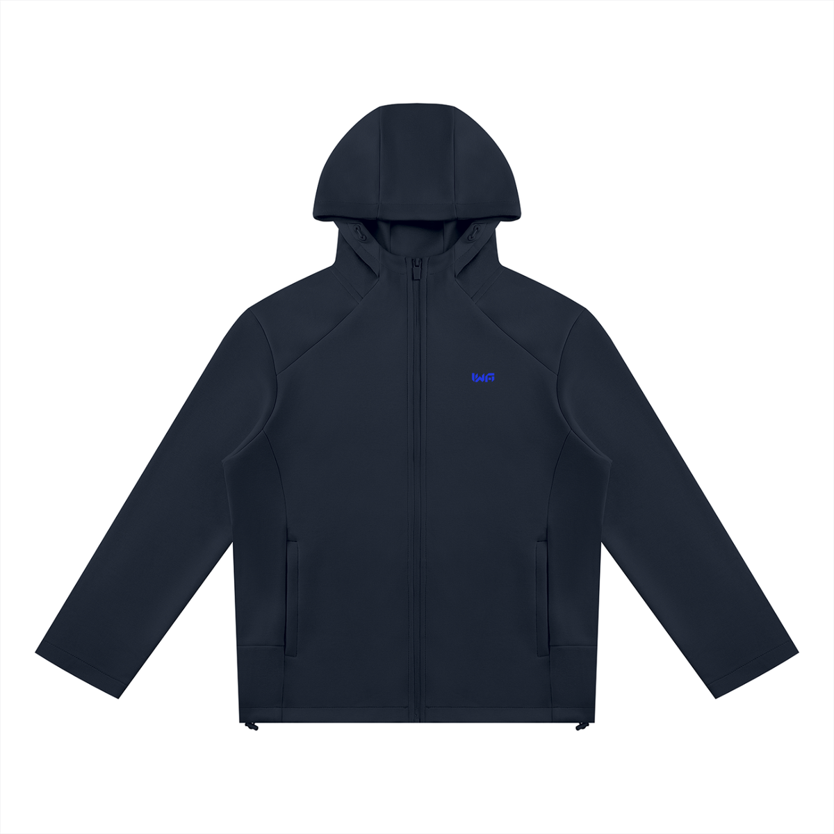 Unisex Paneled Full Zip Hoodie