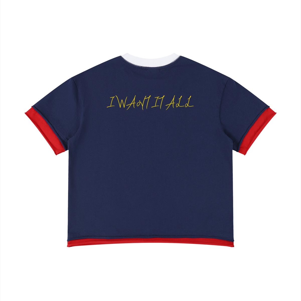 Unisex Boxy Color Block T-Shirt
