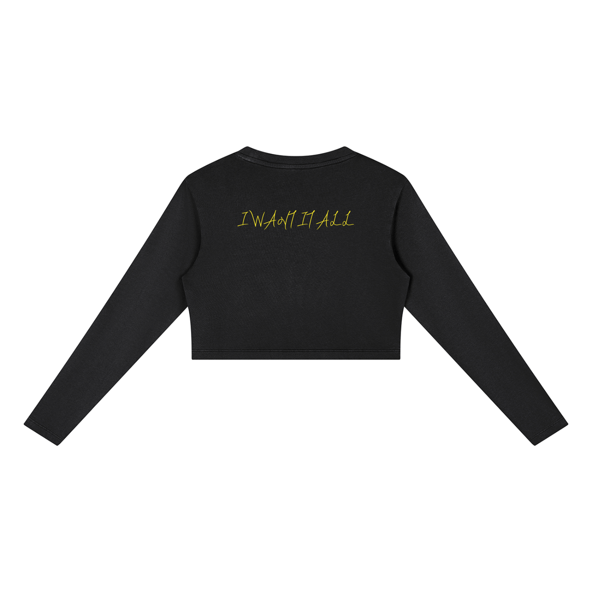 Women's Mineral Wash Crop Sweatshirt