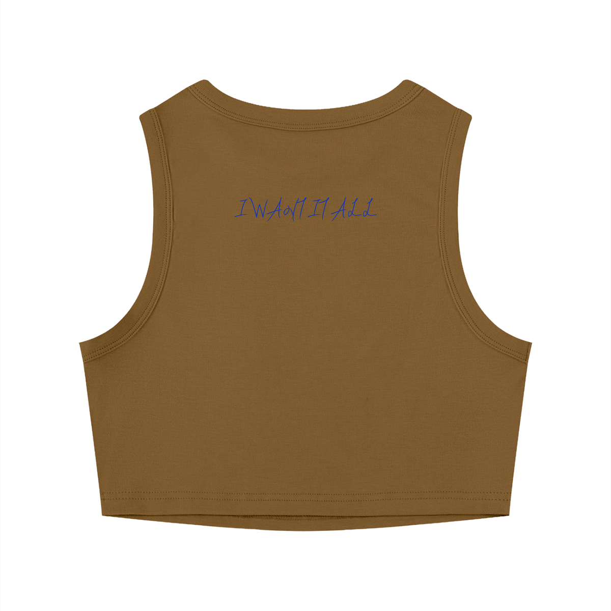 Women's Tight Crewneck Crop Tank Top
