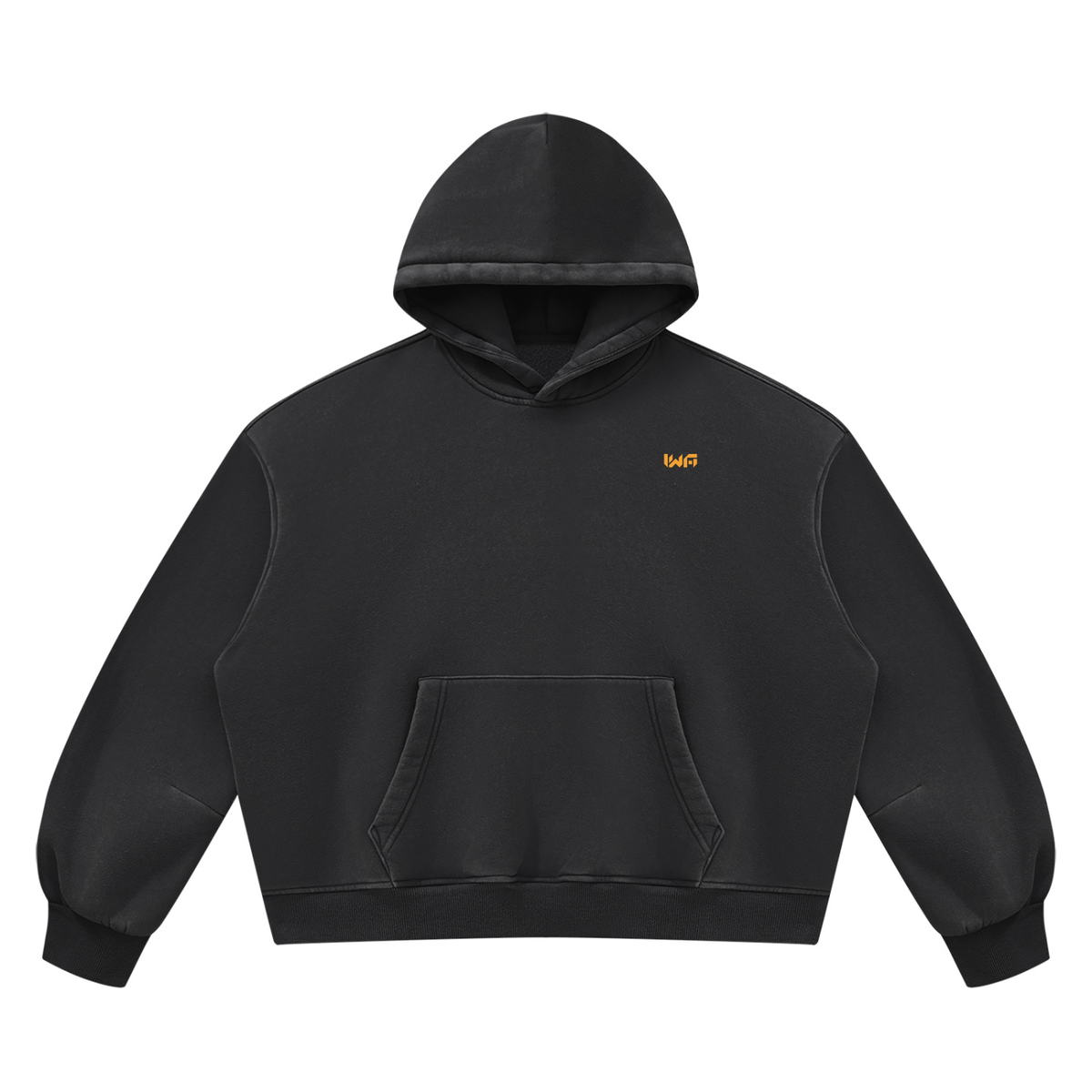 Unisex Vintage Wash Boxy Fleece Hoodie