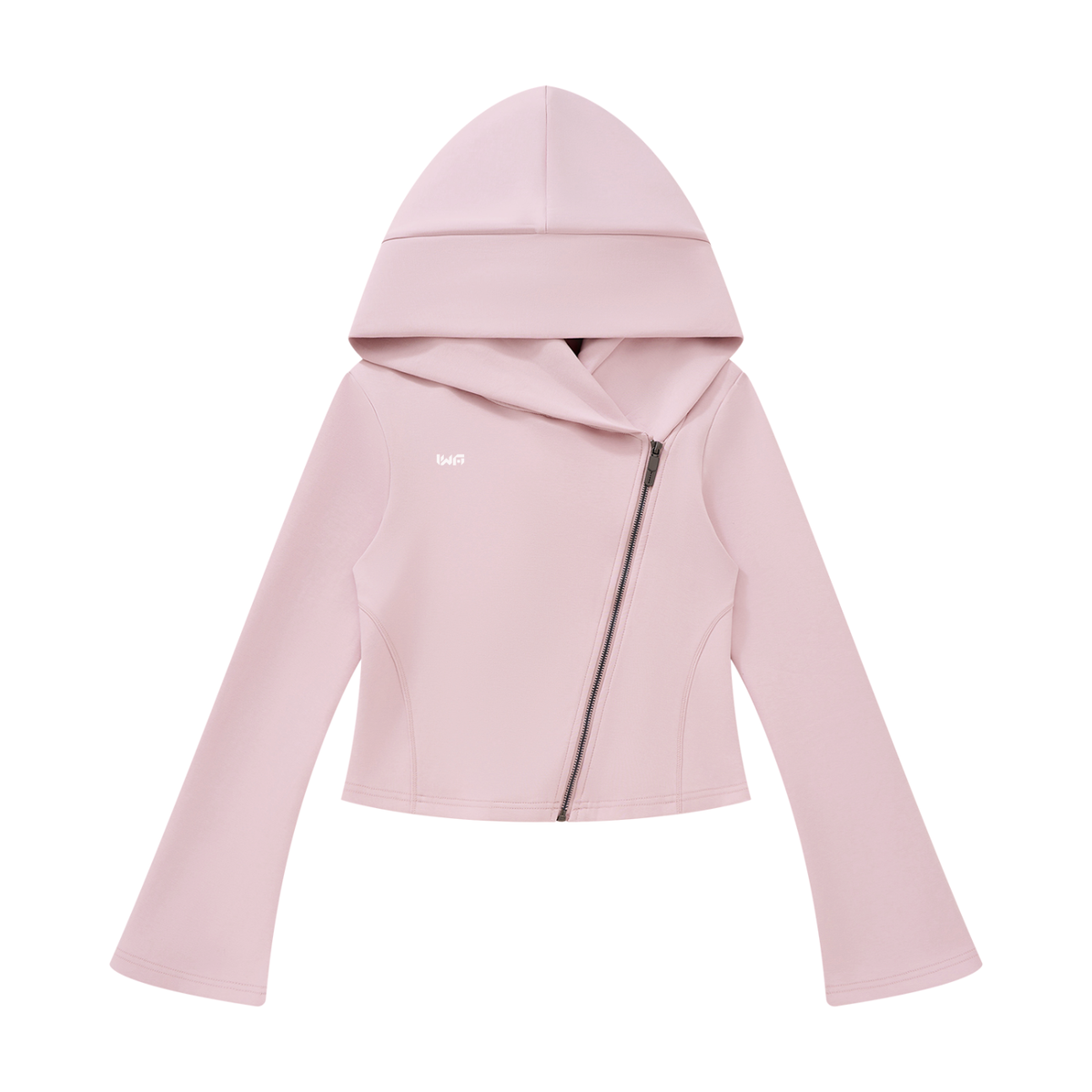 Women's Bell Sleeve Full Zip Hoodie