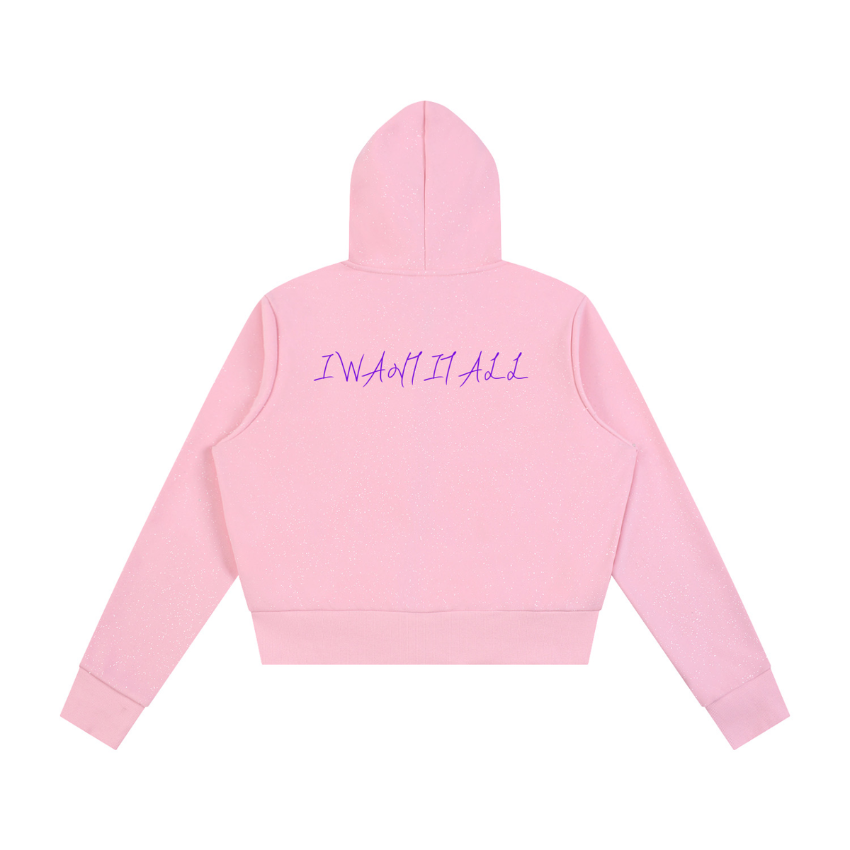 Women's Sparkles Fleece Full Zip Hoodie