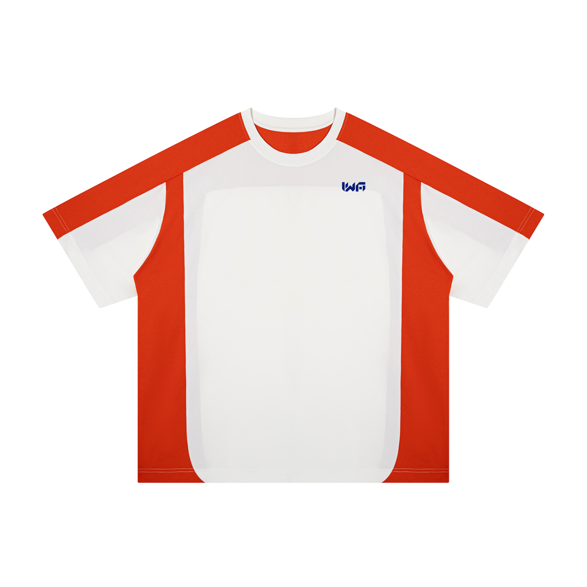 Unisex Color Block Loose T-Shirt