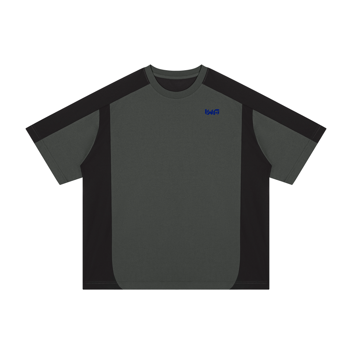 Unisex Color Block Loose T-Shirt