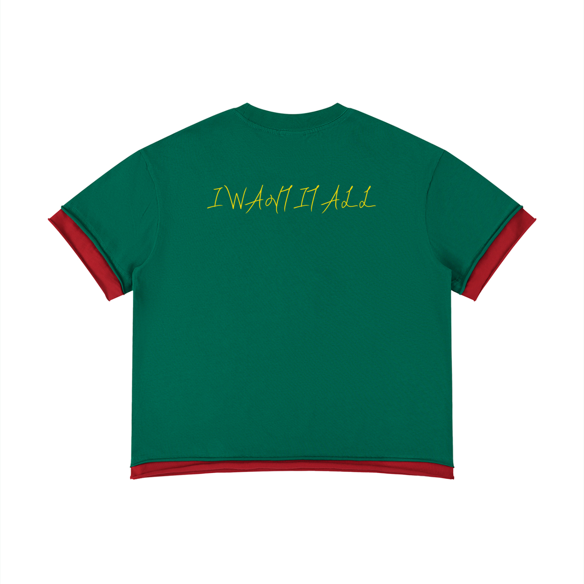Unisex Boxy Color Block T-Shirt