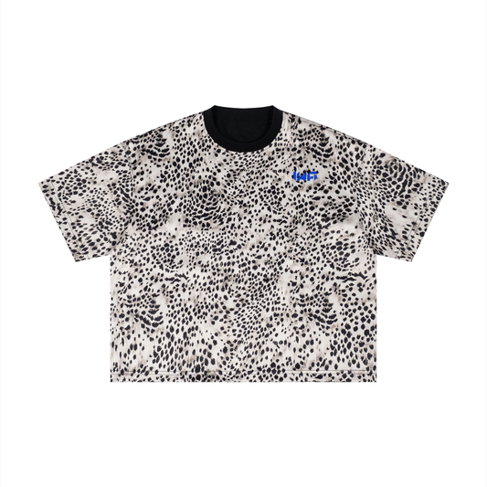 Unisex Leopard Print Boxy T-Shirt