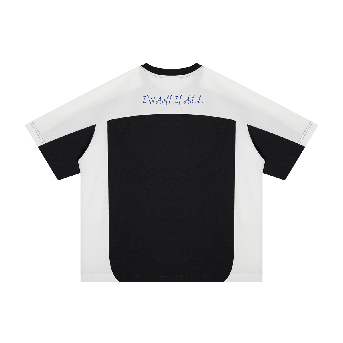Unisex Color Block Loose T-Shirt