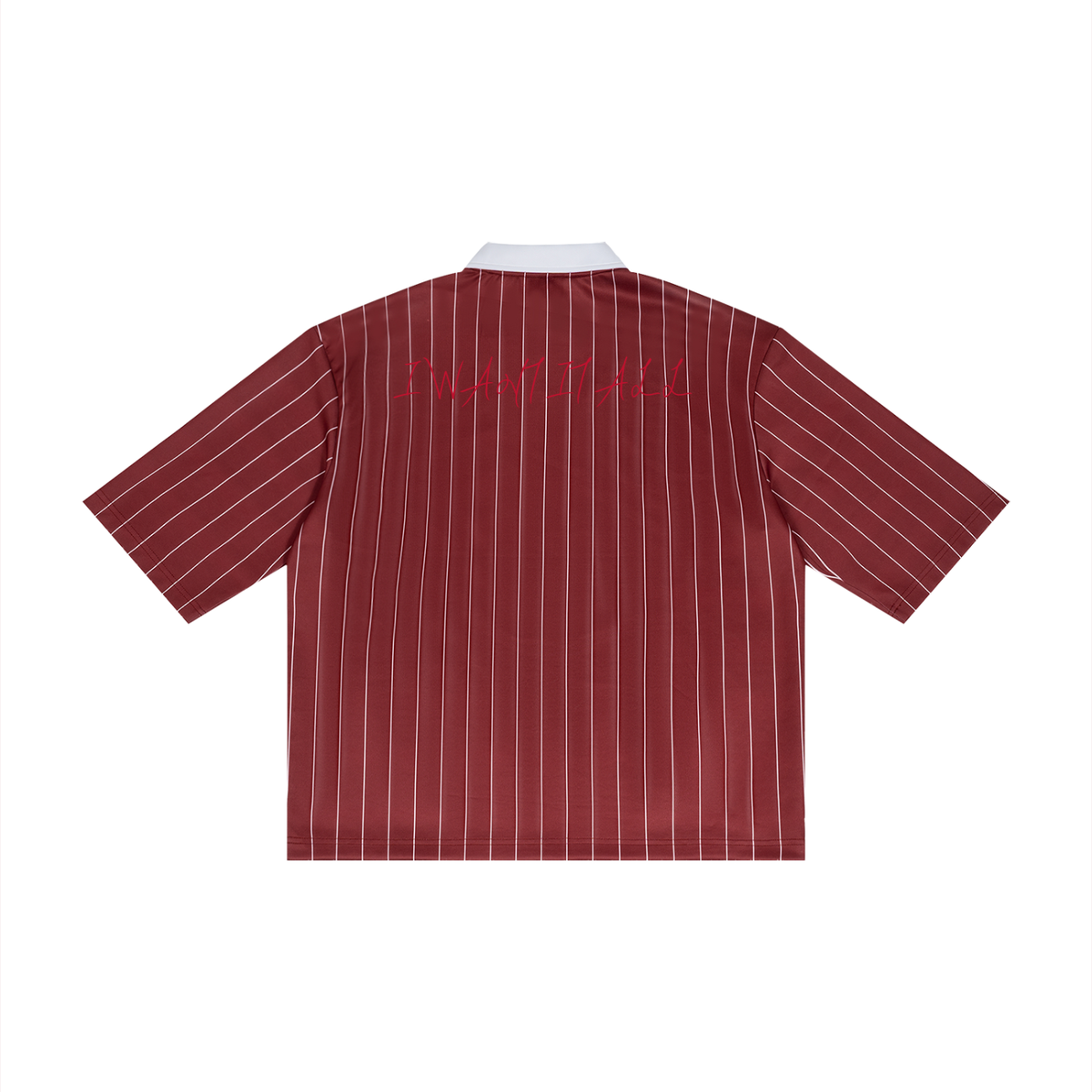 Unisex Pinstripe Collared Soccer Jersey