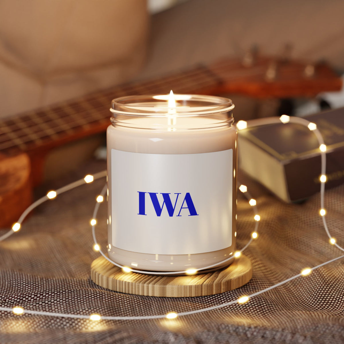IWA Scented Soy Candle — 9 oz Aromatherapy Jar Candle