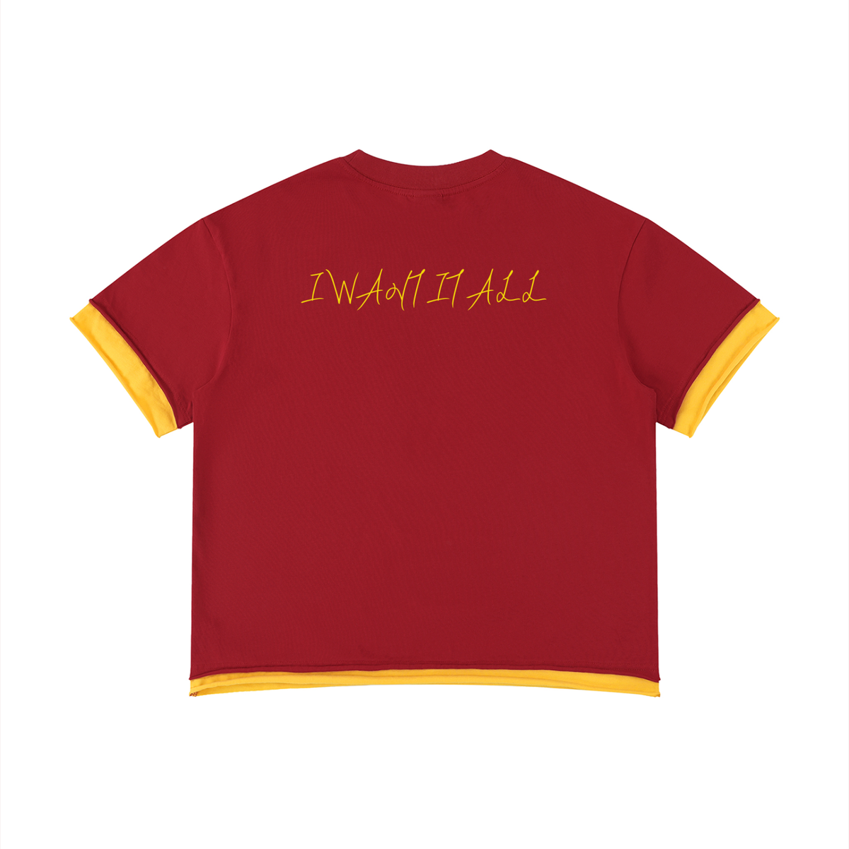 Unisex Boxy Color Block T-Shirt
