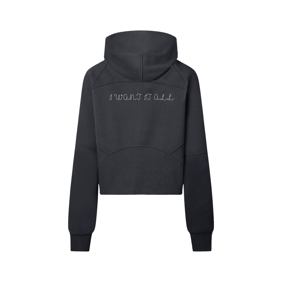 Cropped Half-Zip Hoodie