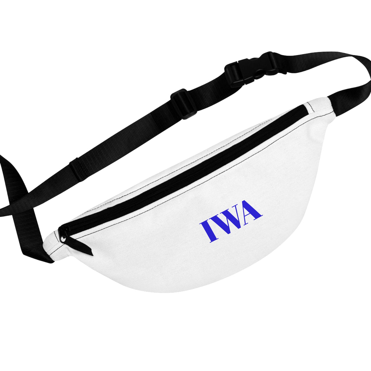 Monogram IWA Fanny Pack — Minimal White Waist Bag