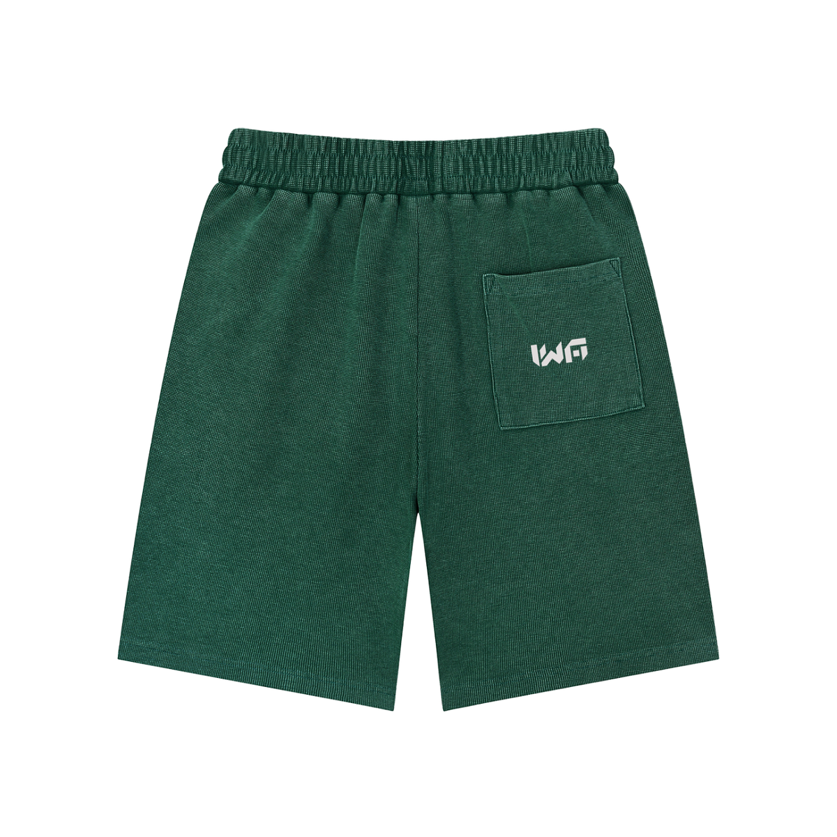 Mineral Wash Waffle Knit Shorts