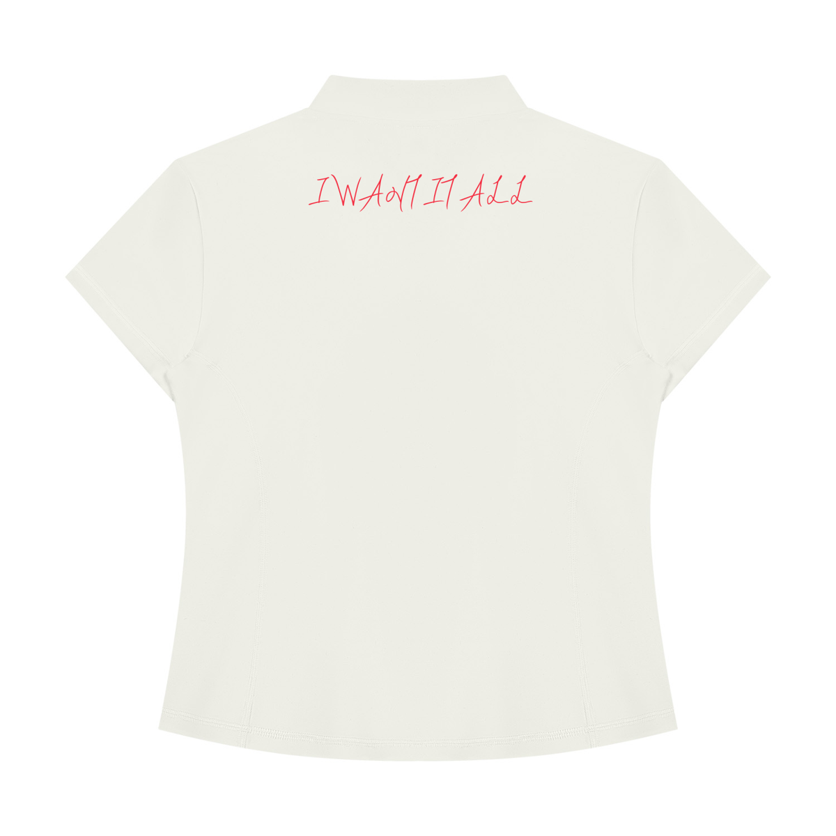 Women's Yoga Quarter-Zip Mock Neck T-Shirt