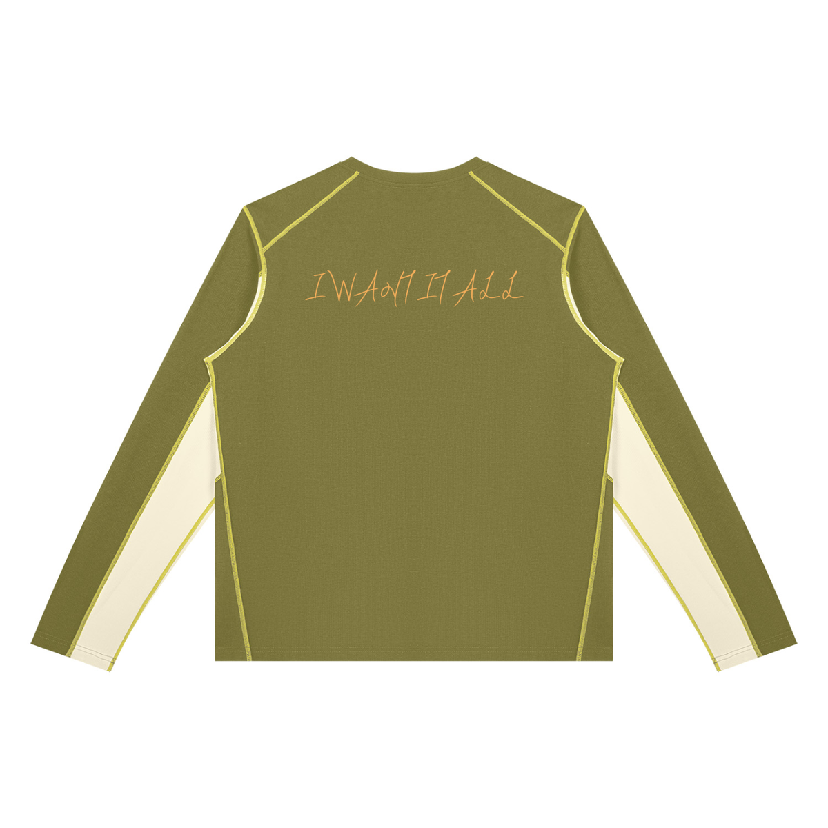 Men's Color Block Topstitch Training T-Shirt