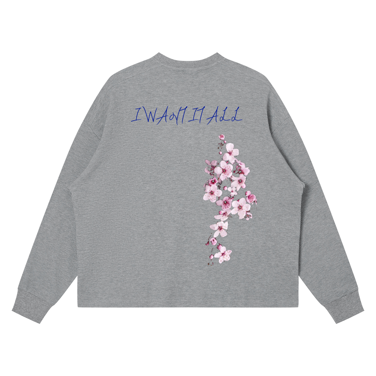 Unisex Waffle Boxy Long Sleeve T-Shirt