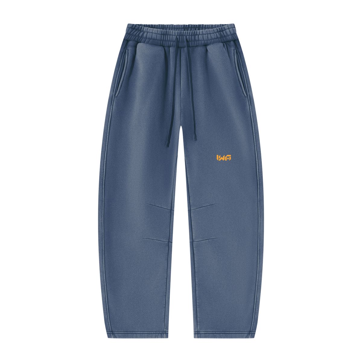 Unisex Vintage Wash Barrel Leg Fleece Sweatpants