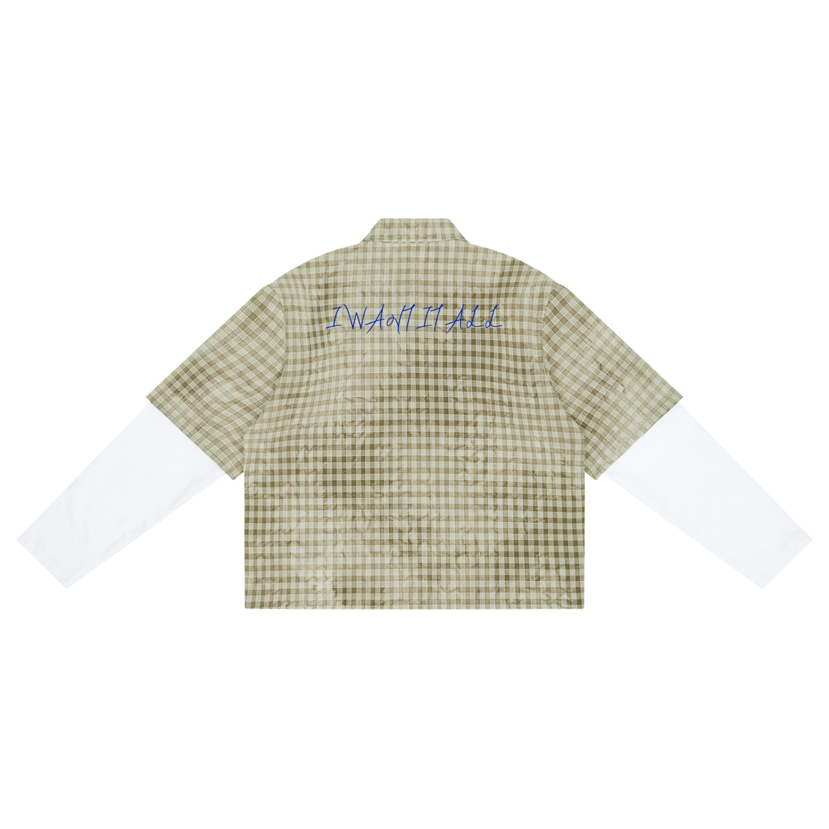 Unisex Vintage Wash Plaid Short Sleeve Shirt