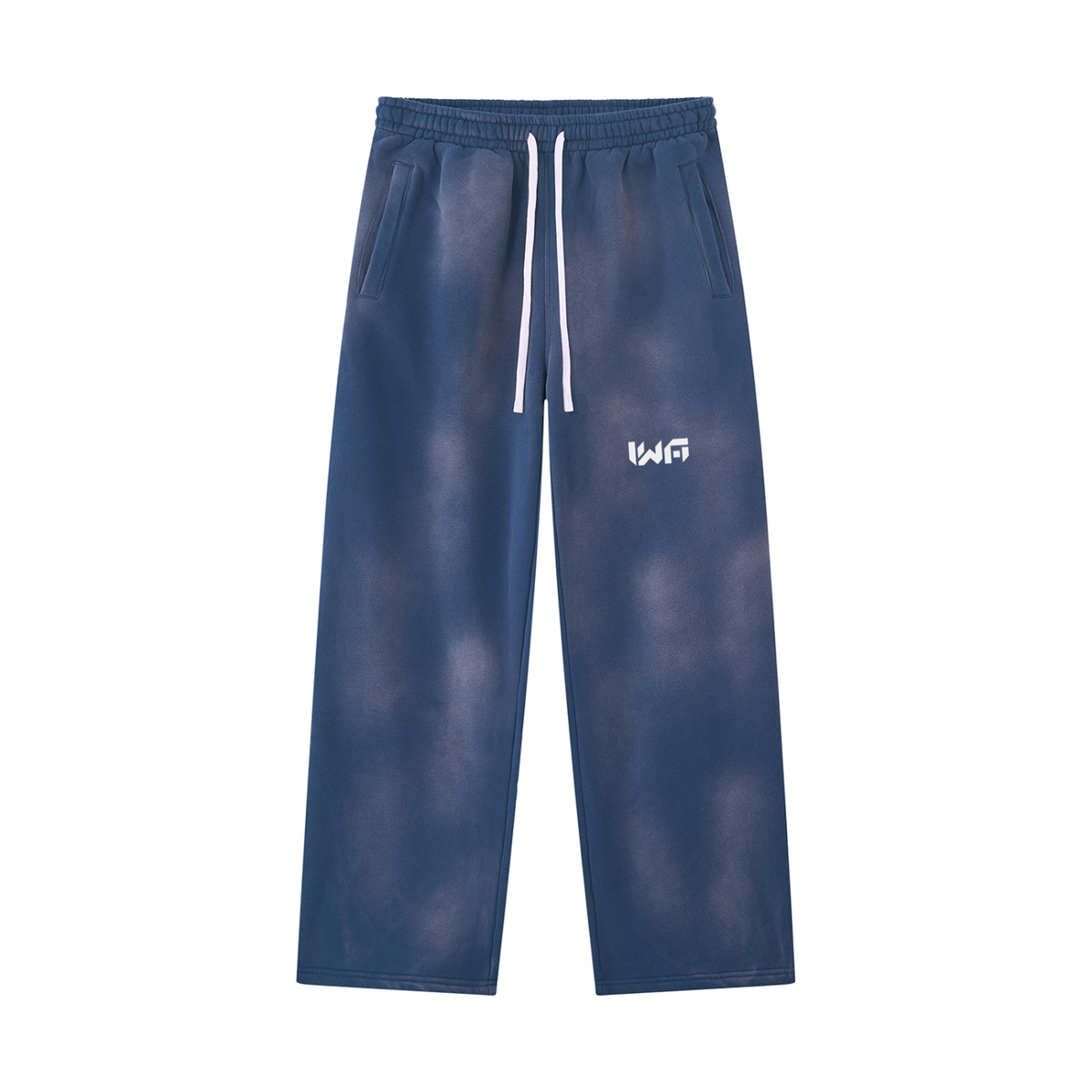 Unisex Sunfade Wide Leg Fleece Sweatpants