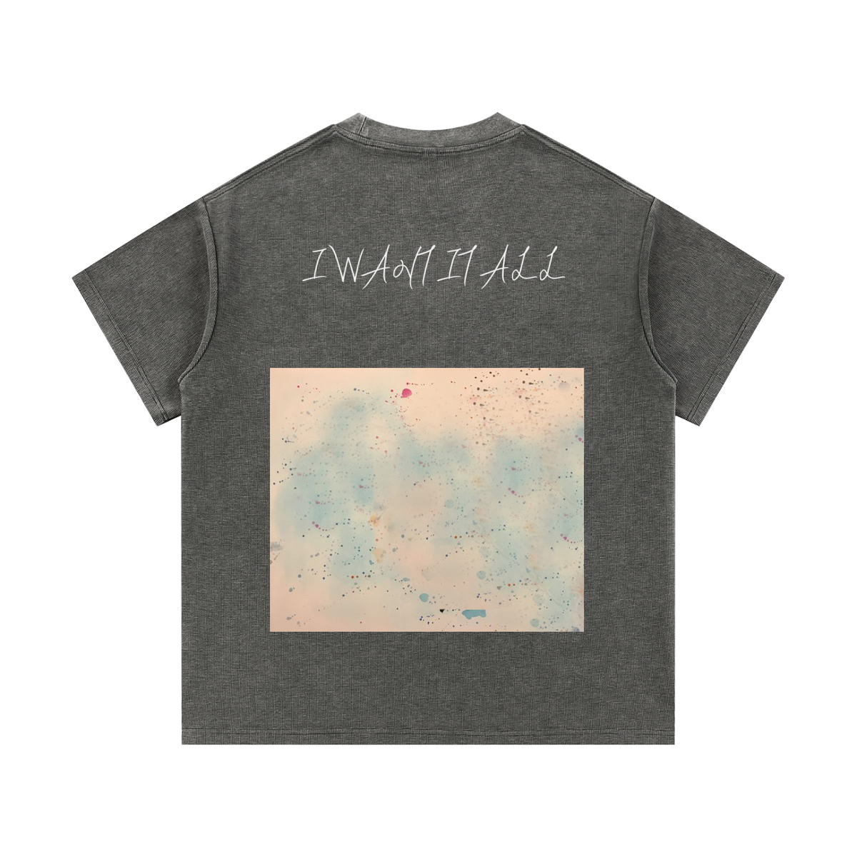 Mineral Wash Waffle Knit T-Shirt