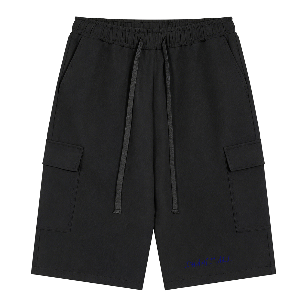 Unisex Drawstring Cargo Shorts