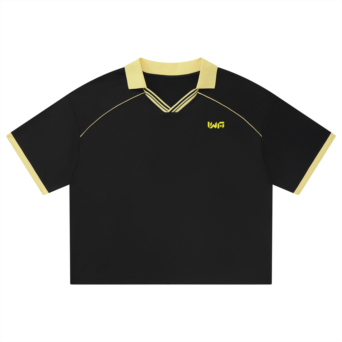 Unisex Collared Piping Boxy Soccer Jersey
