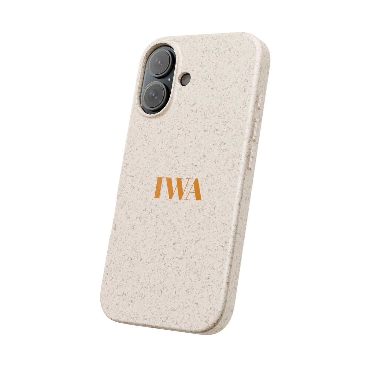 Eco-Friendly Biodegradable Phone Case — Minimal 'IWA' Logo