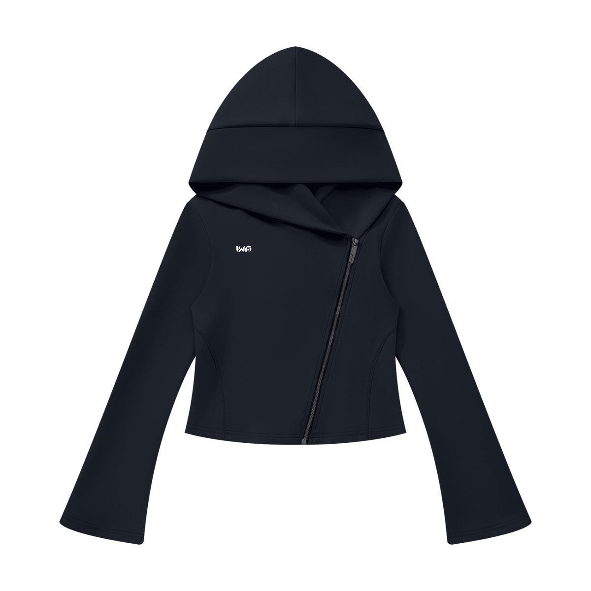 Women's Bell Sleeve Full Zip Hoodie