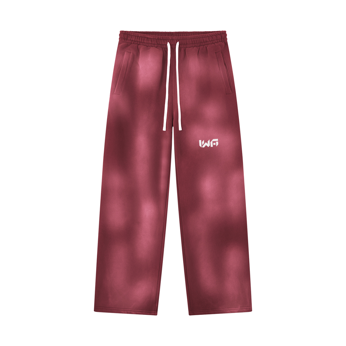 Unisex Sunfade Wide Leg Fleece Sweatpants