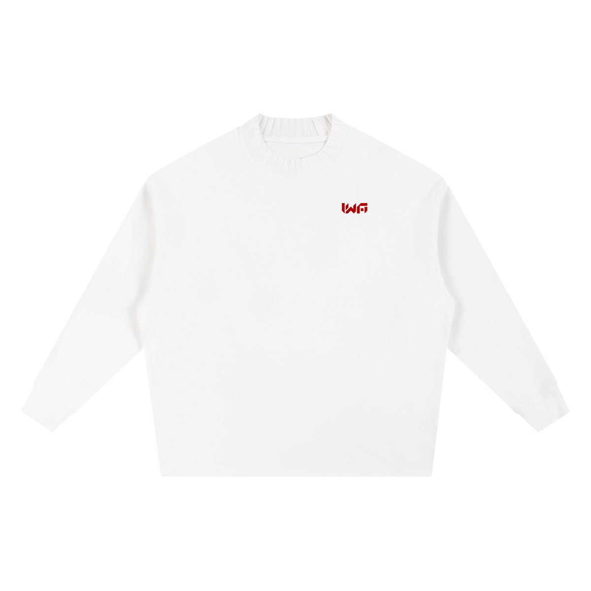Knitted Round Neck Oversize Sweatshirt