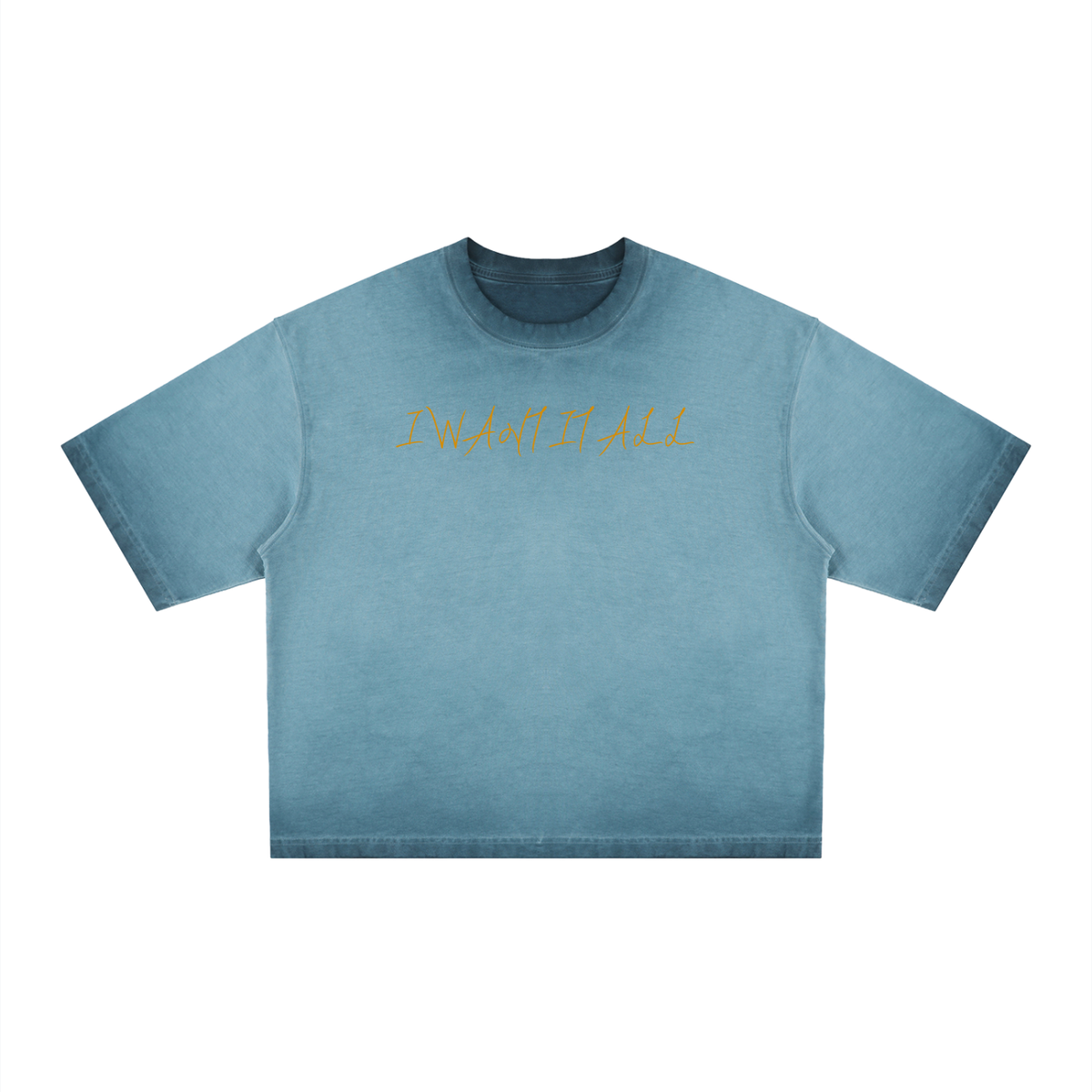 Unisex Reverse Dyed Boxy T-Shirt