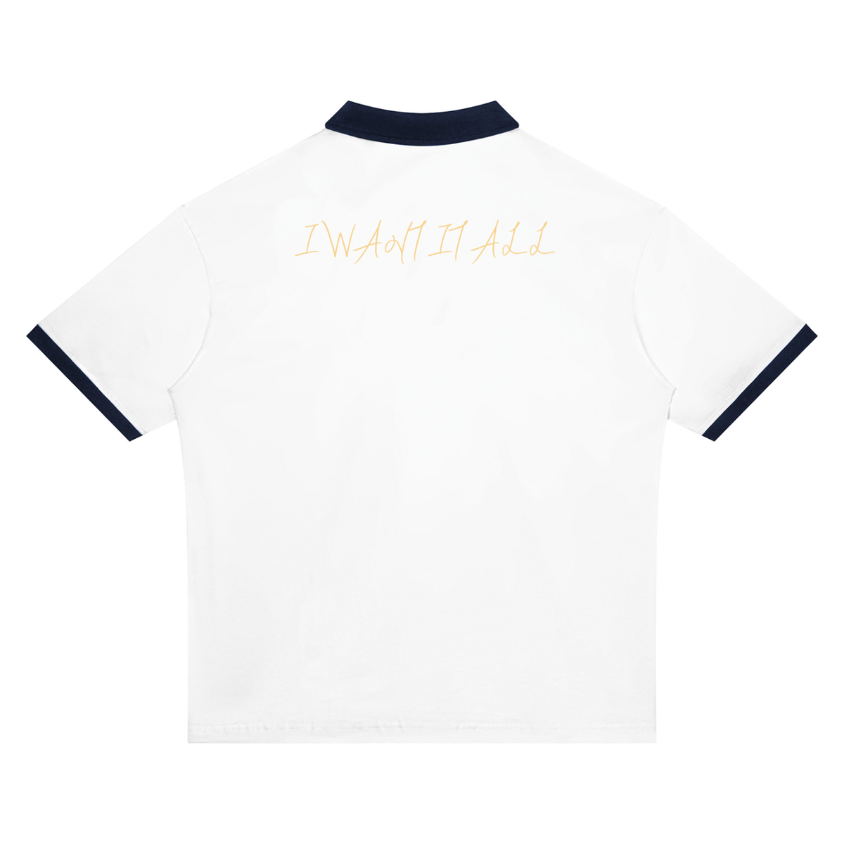 Unisex Color Block Polo Shirt