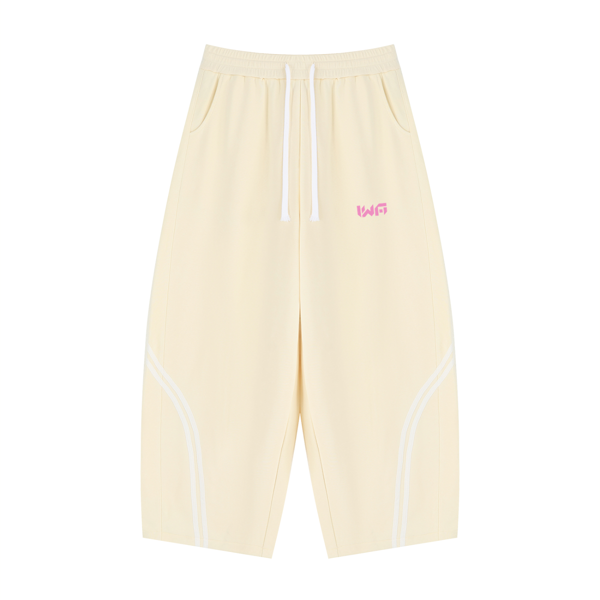 Unisex Wide Leg Piping Sweatpants