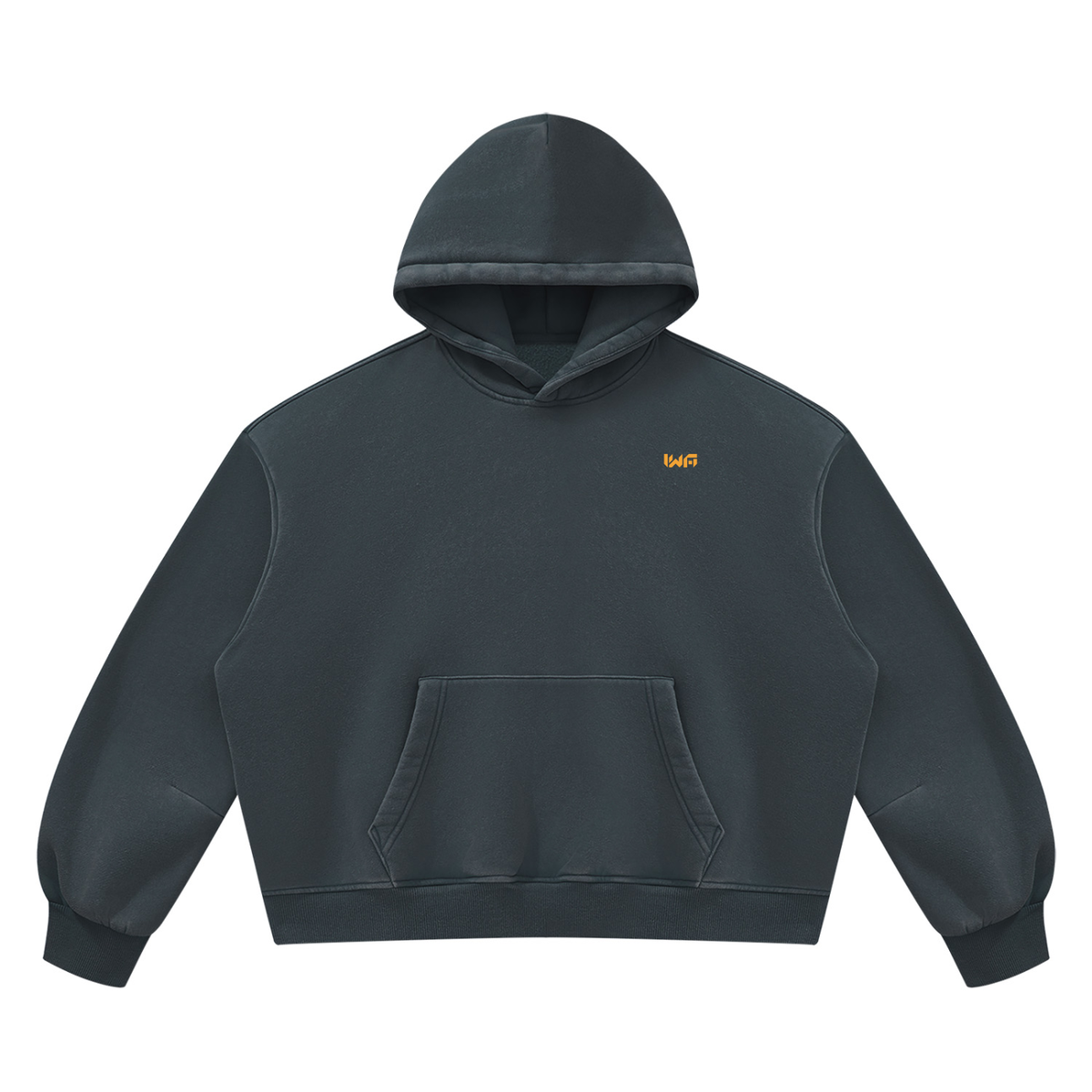 Unisex Vintage Wash Boxy Fleece Hoodie