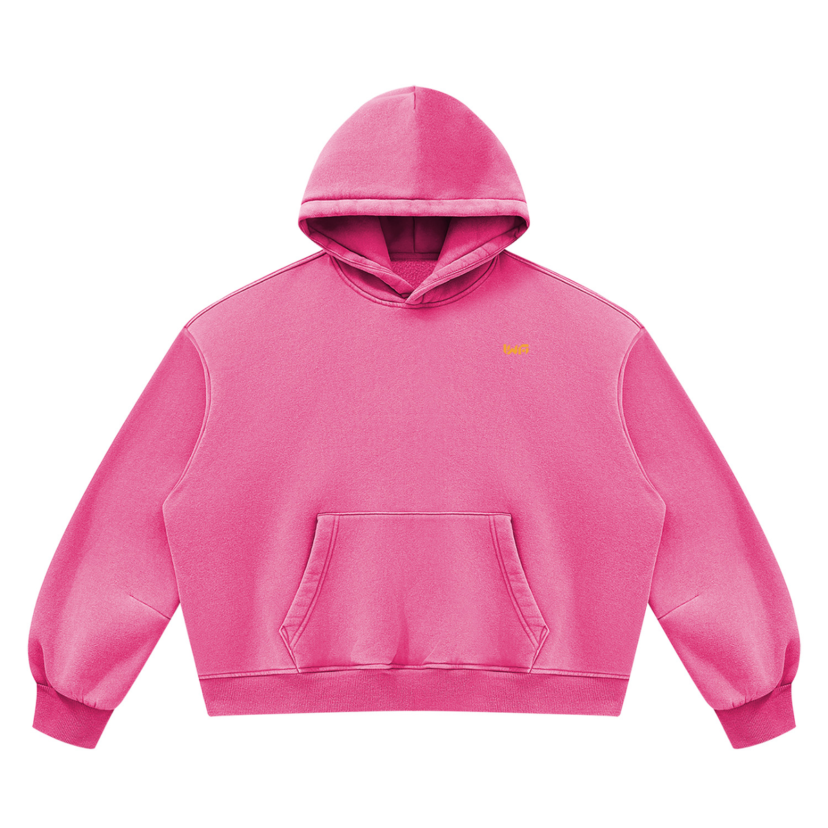 Unisex Vintage Wash Boxy Fleece Hoodie