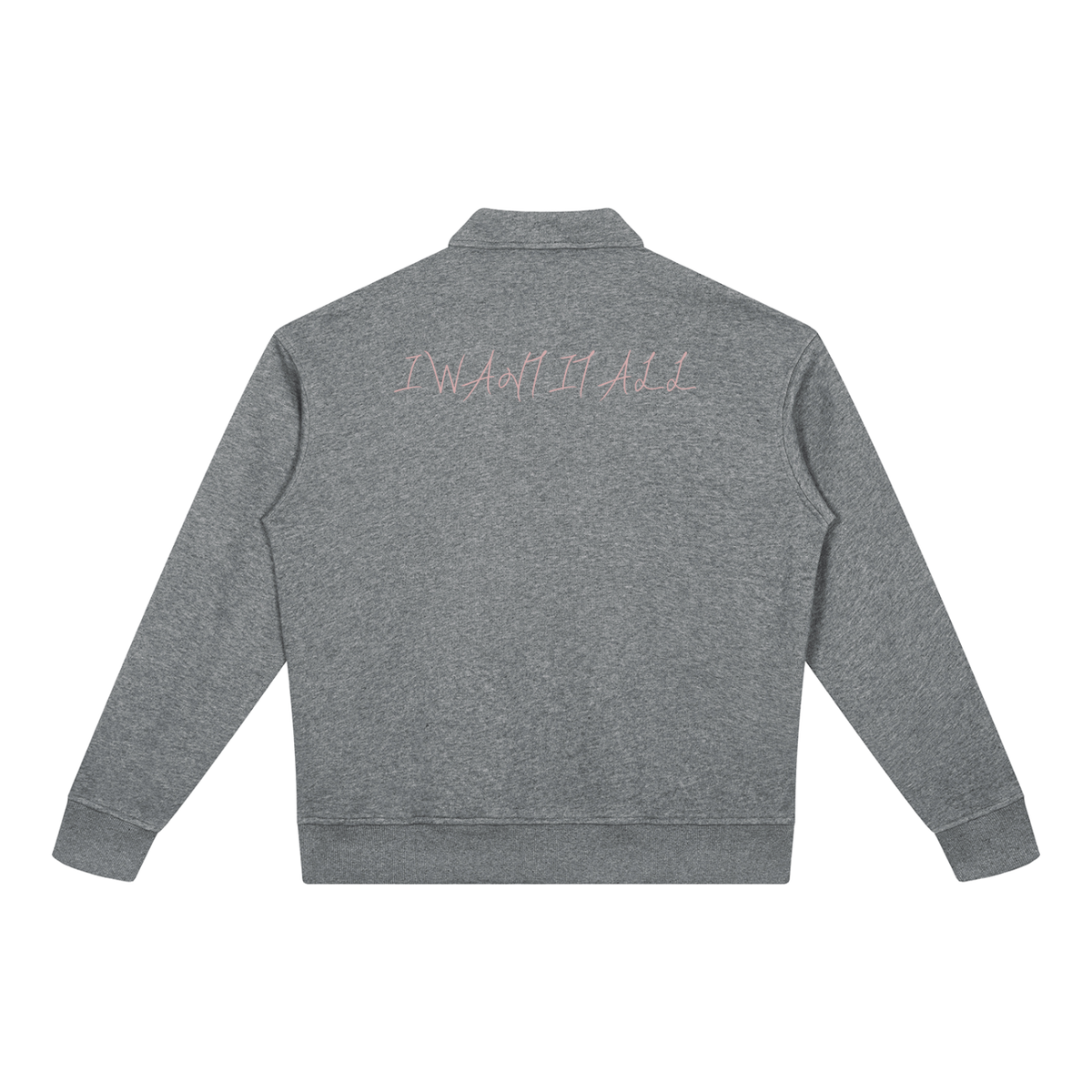 Unisex Boxy Quarter-Zip Sweatshirt