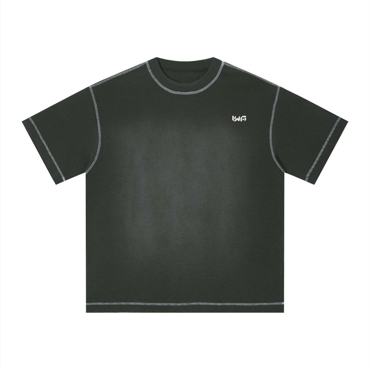 Unisex Sunfade Waffle Boxy T-Shirt