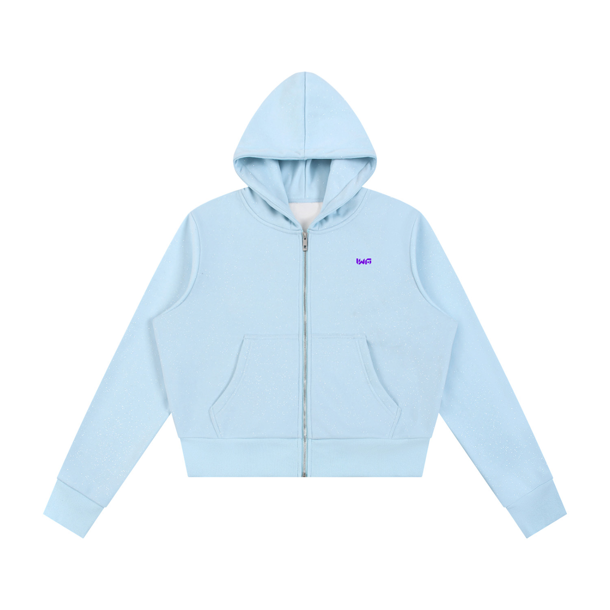 Women's Sparkles Fleece Full Zip Hoodie